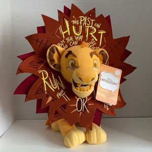 *RARE* Disney Wisdom Plush 16”– Simba